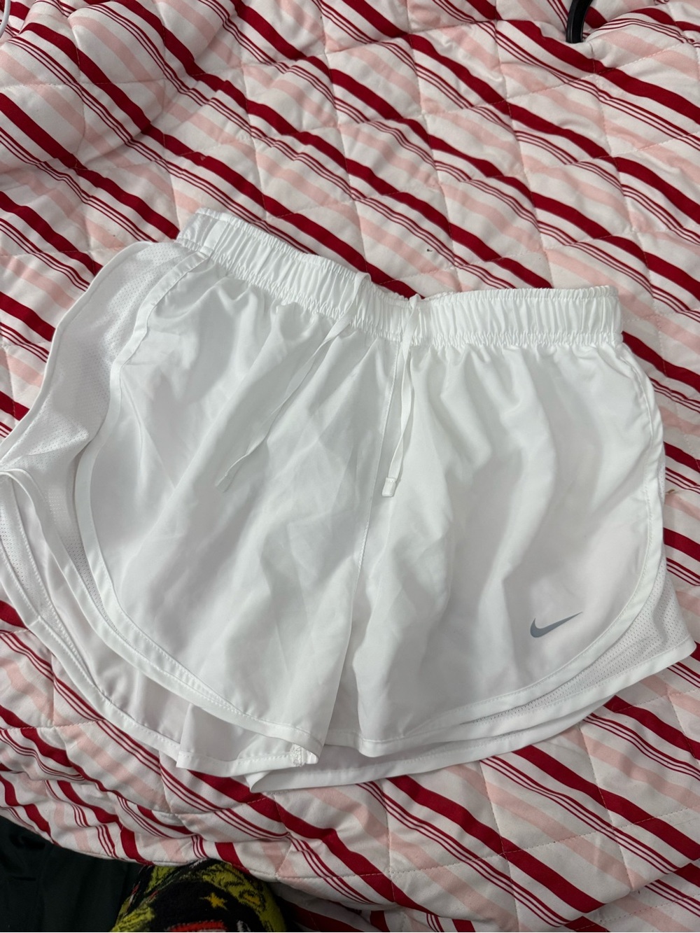 Nike White Women's Running Shorts